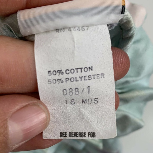 Vintage COMING THING Baby Floral Jumpsuit 18M - Picture 5 of 6